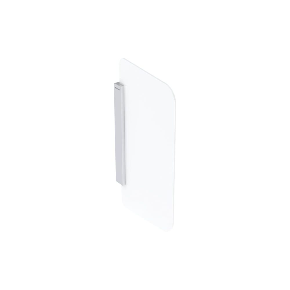 Geberit Urinaltrennwand Glas Halterung Aluminium gebürstet, Glas Weiß, satiniert... GEBERIT-115211TD1 4025416545590 (Abb. 3)