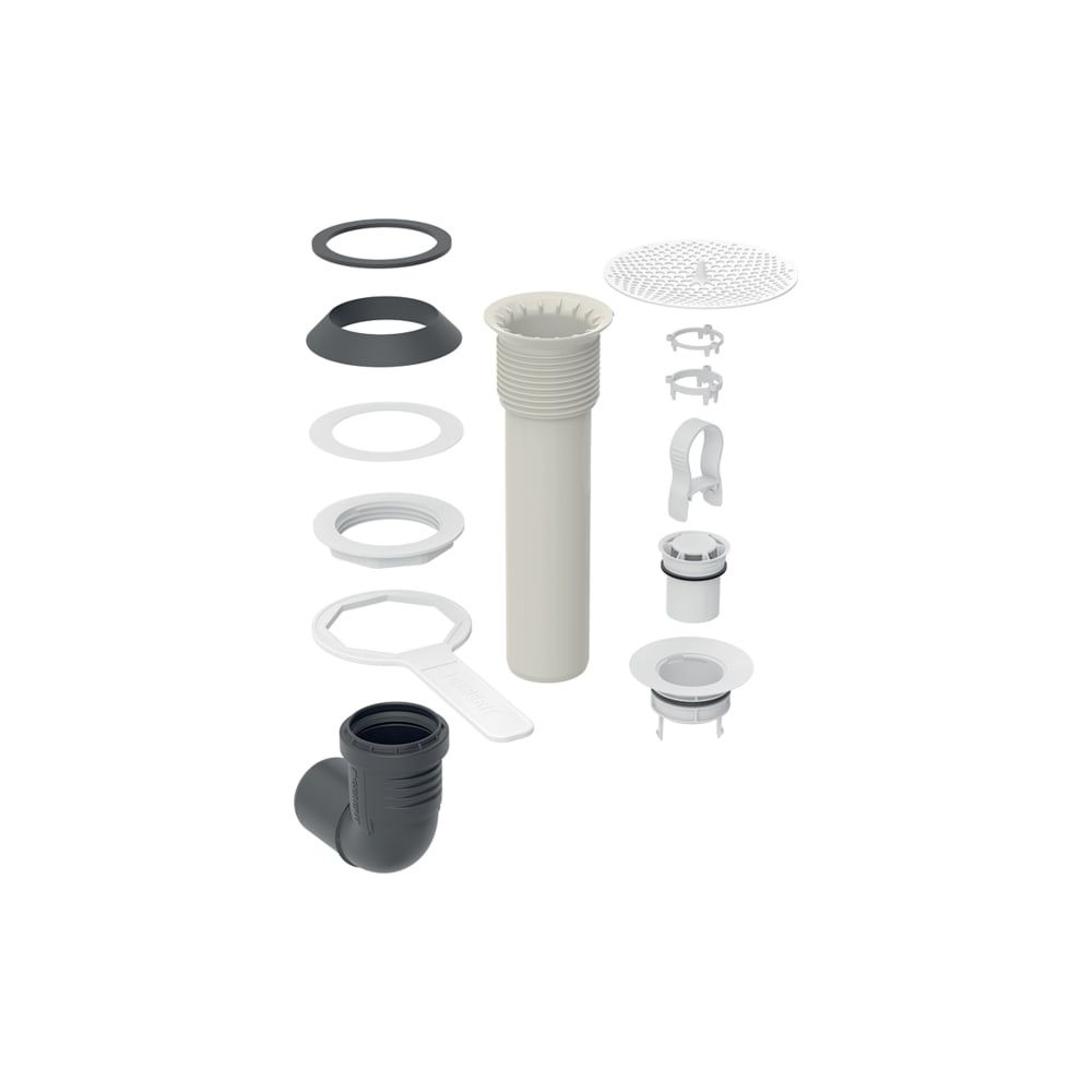 Geberit Ablaufset für Narva Urinal, gespülter Betrieb, 244968001... GEBERIT-244968001 4025410536556 (Abb. 3)