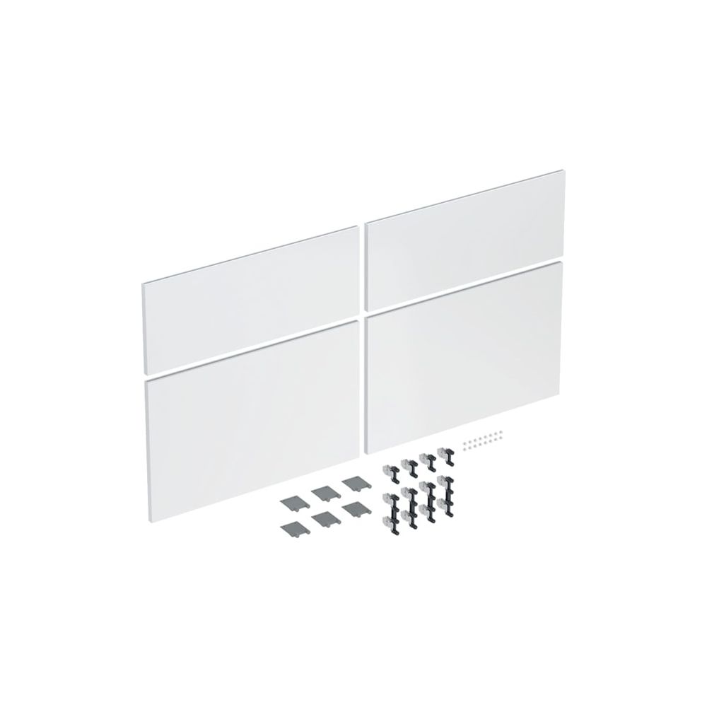 Geberit iCon Set Schubladenfronten für Unterschrank für Doppelwaschtisch, 4 Schublad... GEBERIT-245276001 4025410582324 (Abb. 2)