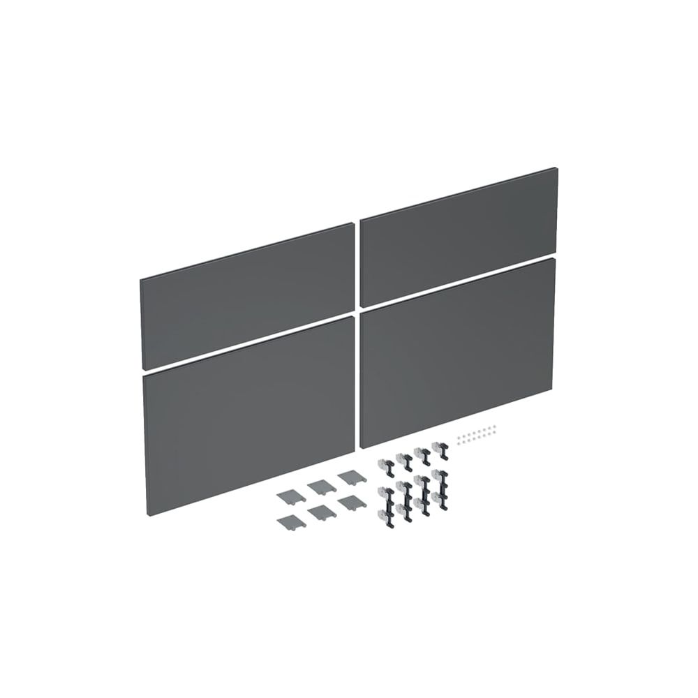 Geberit iCon Set Schubladenfronten für Unterschrank für Doppelwaschtisch, 4 Schublad... GEBERIT-245278001 4025410582348 (Abb. 2)