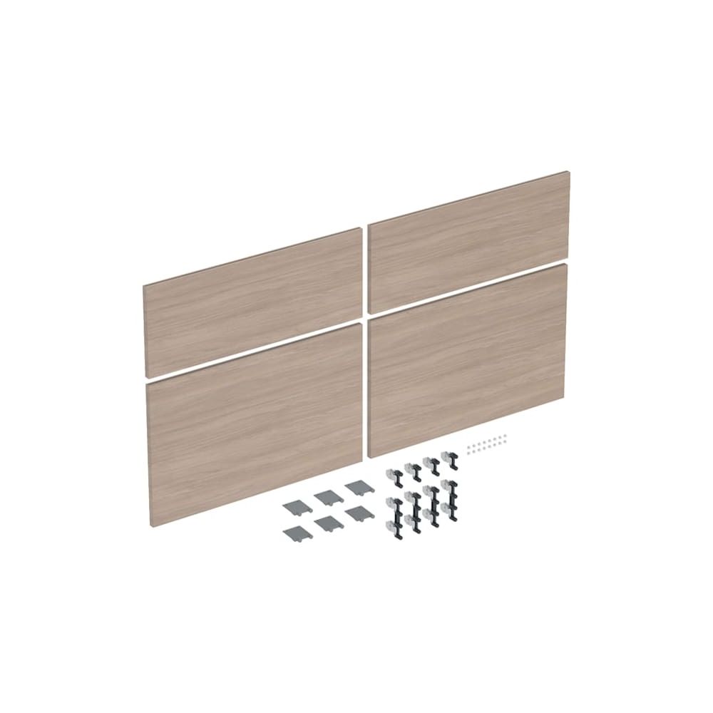 Geberit iCon Set Schubladenfronten für Unterschrank für Doppelwaschtisch, 4 Schublad... GEBERIT-245281001 4025410582379 (Abb. 2)