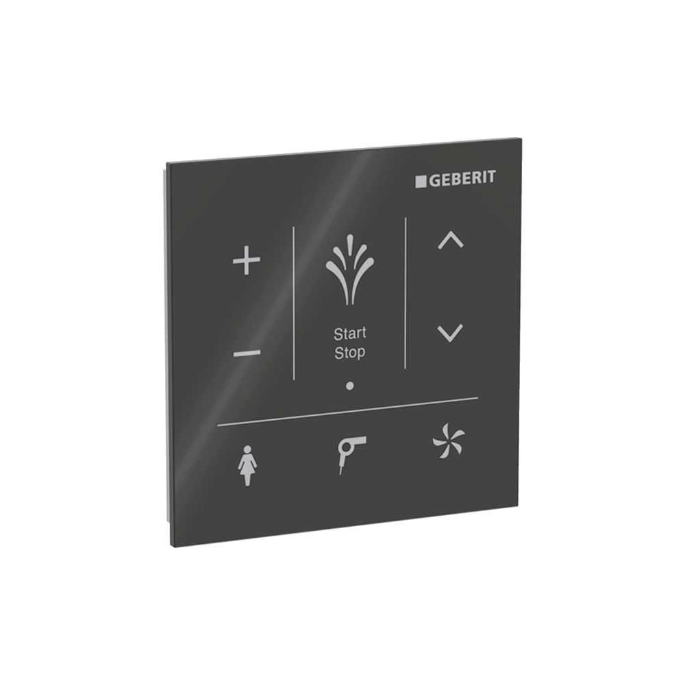 Geberit Wandbedienpanel für Geberit AquaClean, Schwarz/Glas... GEBERIT-147038SJ1 4025416817048 (Abb. 3)