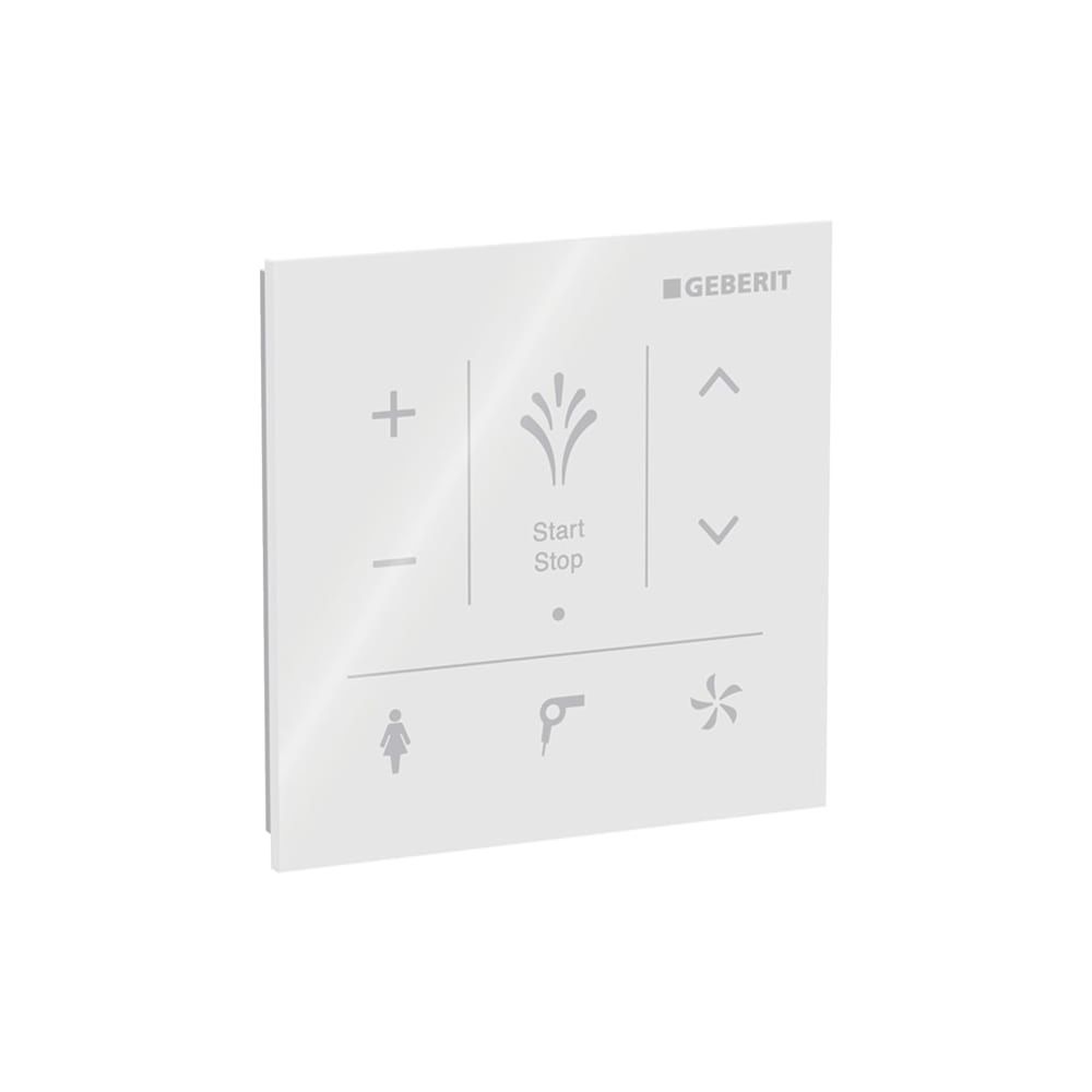 Geberit Wandbedienpanel für Geberit AquaClean, Weiß/Glas... GEBERIT-147038SI1 4025416817031 (Abb. 3)