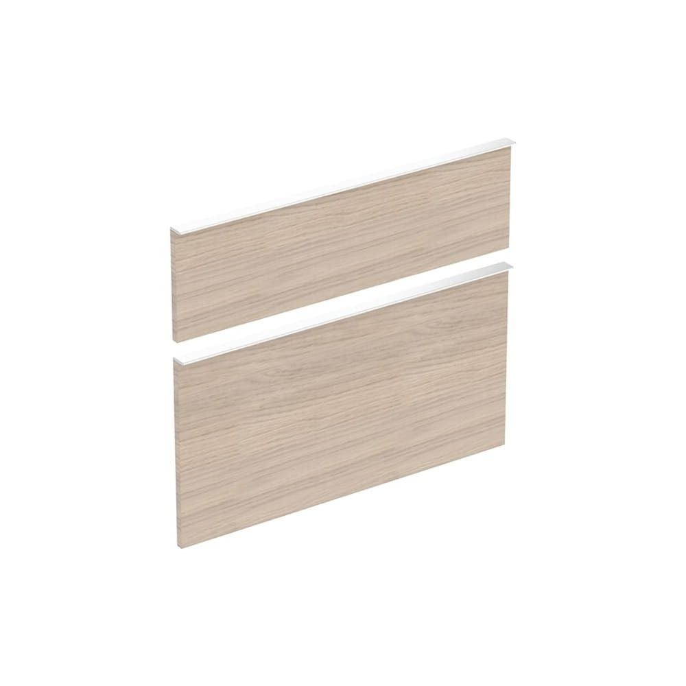 Geberit Set Schubladenfronten für iCon Unterschrank für Waschtisch Eiche natur/Melam... GEBERIT-598755000 4022009338140 (Abb. 2)