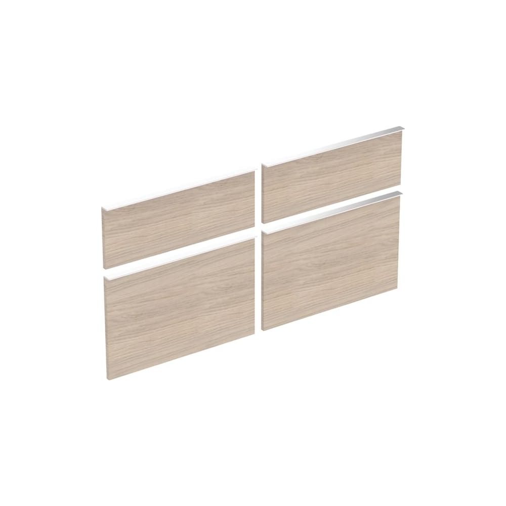 Geberit Set Schubladenfronten für iCon Unterschrank für Doppelwaschtisch Eiche natur... GEBERIT-598761000 4022009338201 (Abb. 2)