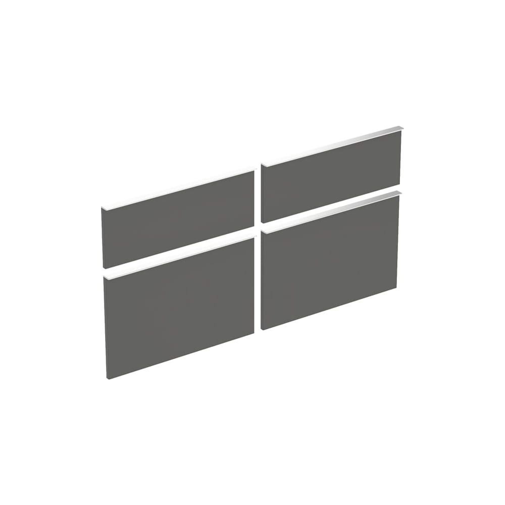 Geberit Set Schubladenfronten für iCon Unterschrank für Doppelwaschtisch, lava, Brei... GEBERIT-598760000 4022009338195 (Abb. 2)