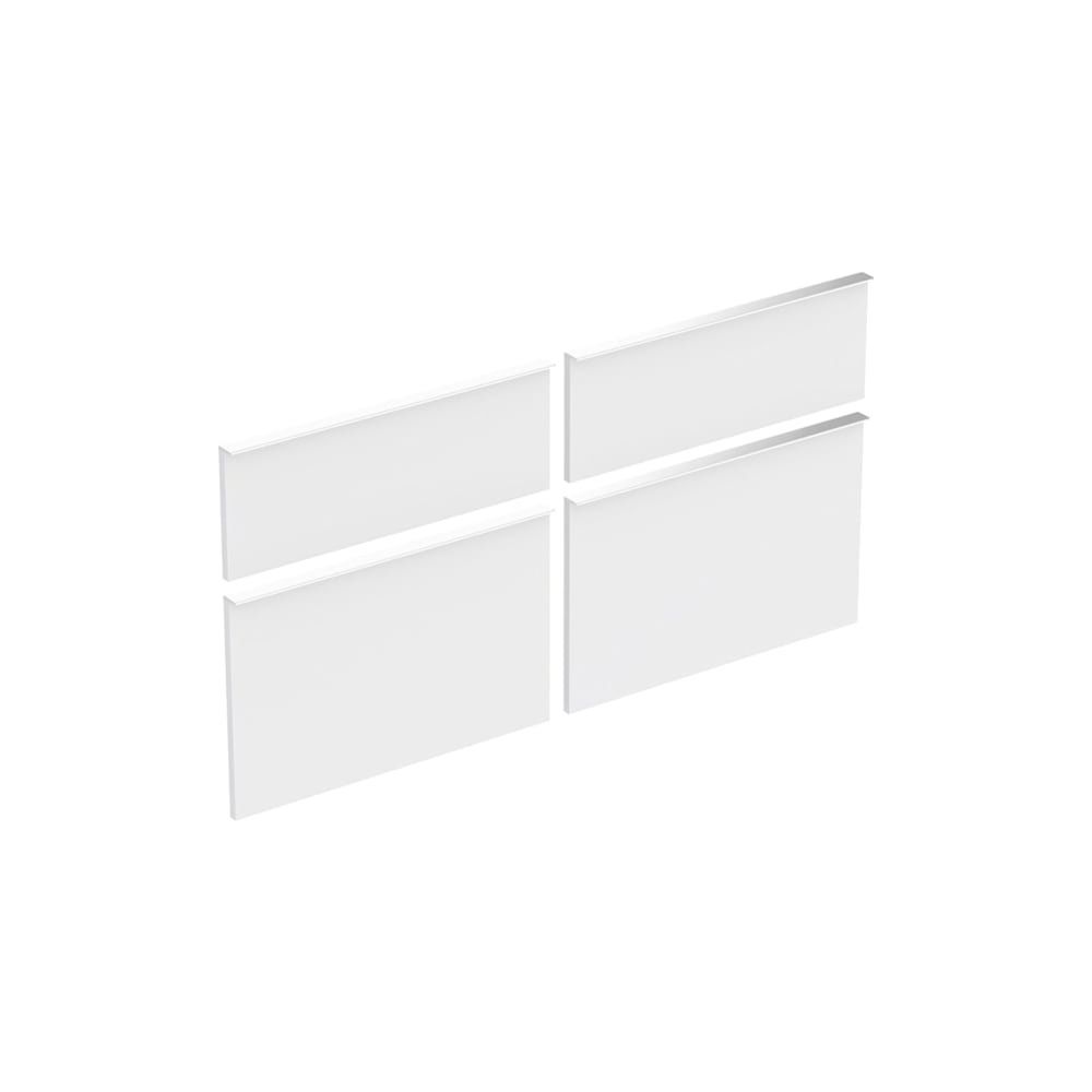 Geberit Set Schubladenfronten für iCon Unterschrank für Doppelwaschtisch, Weiß, Brei... GEBERIT-598855000 4022009319323 (Abb. 2)