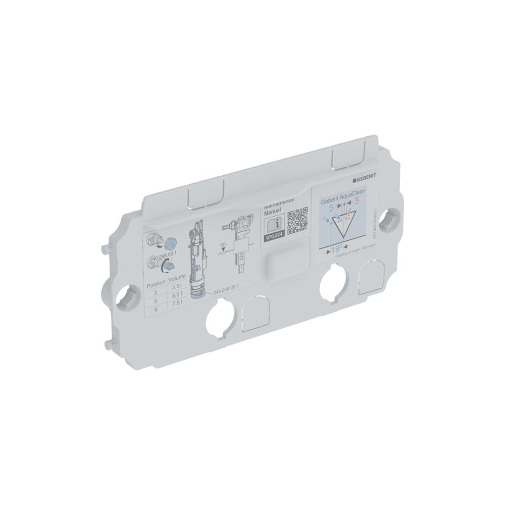 Geberit Schutzplatte für Omega Unterputzspülkasten... GEBERIT-243089001 4025416361152 (Abb. 2)