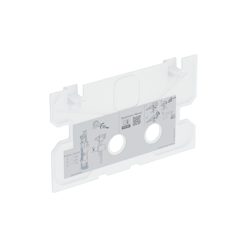 Geberit Schutzplatte für Delta Unterputzspülkasten... GEBERIT-241343001 4025416799993 (Abb. 2)