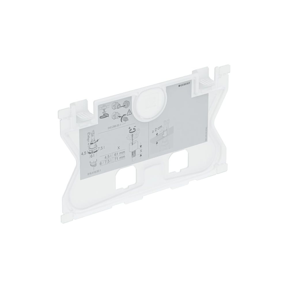 Geberit Schutzplatte für Sigma Unterputzspülkasten 12cm... GEBERIT-241824001 4025416746270 (Abb. 2)