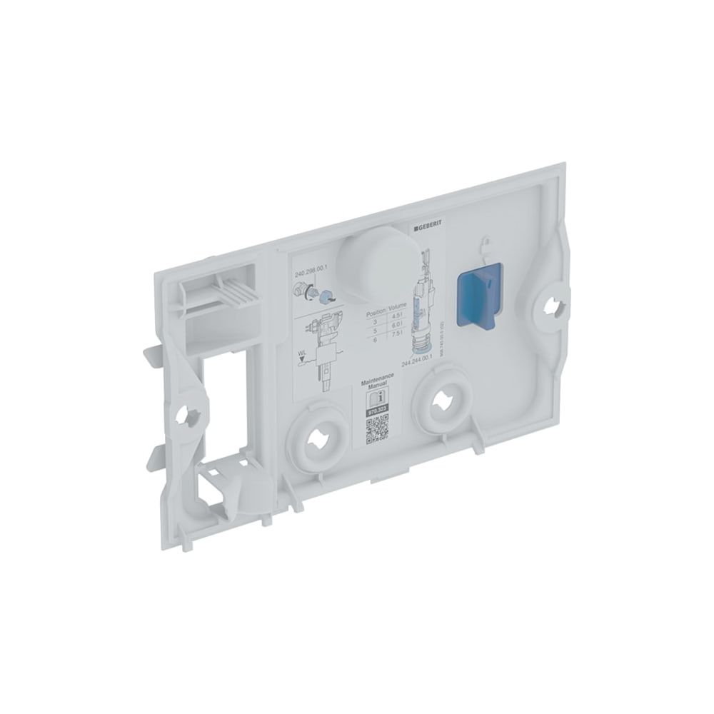 Geberit Schutzplatte für Geberit DuoFresh Modul, für Sigma Unterputzspülkasten 12cm... GEBERIT-243975001 4025416357803 (Abb. 2)