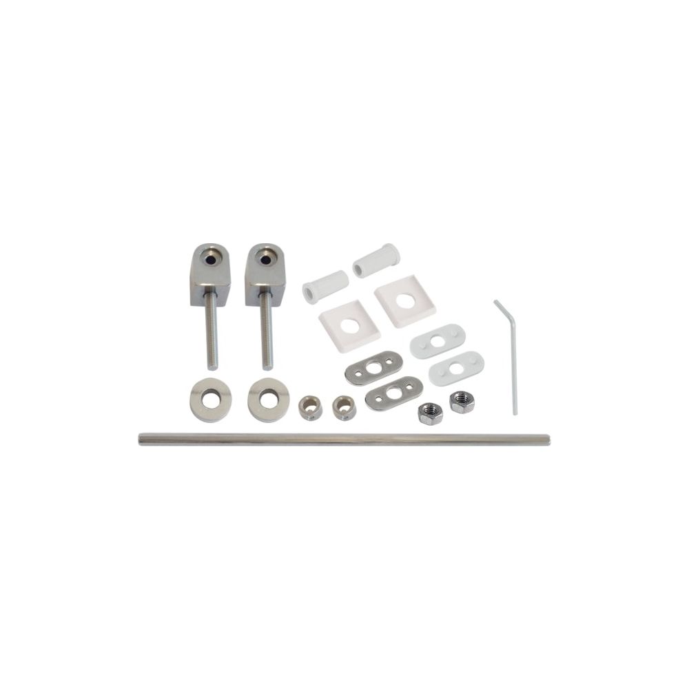 Geberit Renova Comfort Set Scharniere für WC-Sitzring Befestigung von unten, 2 Stück... GEBERIT-598071000 4022009318258 (Abb. 2)