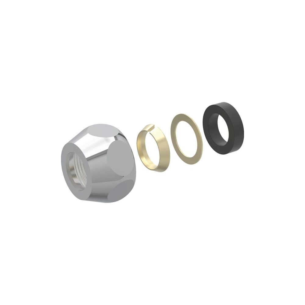 Geberit Konus-Quetschverschraubung R 3/8", Hochglanz verchromt... GEBERIT-294833211 4025416057055 (Abb. 2)
