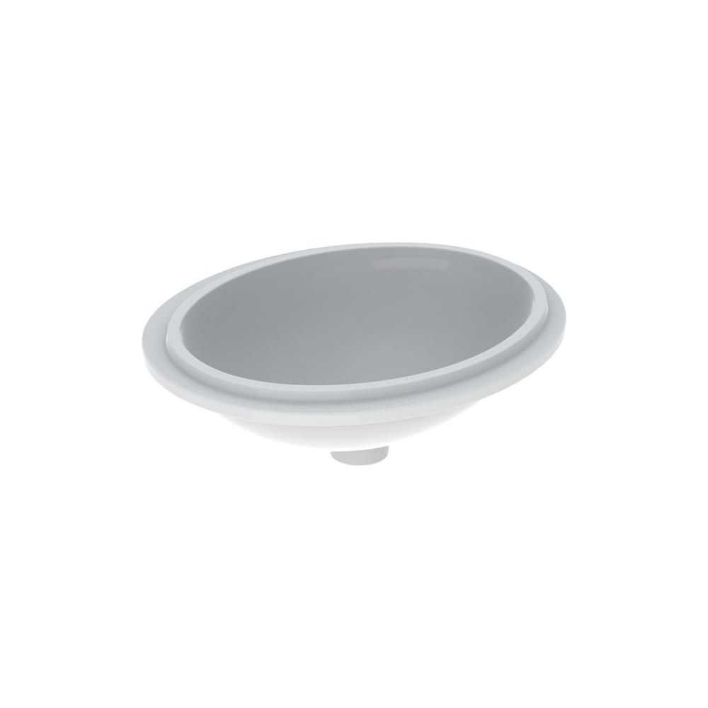 Geberit VariForm Unterbauwaschtisch oval Breite 42cm, Tiefe 42cm, ohne Hahnloch, ohn... GEBERIT-500751012 4025416772040 (Abb. 3)