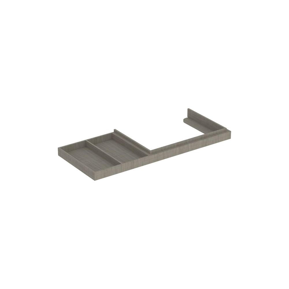 Geberit Waschtischrahmen für Citterio, mit Ablagefläche links, 118cm, Eiche Graubrau... GEBERIT-595538000 4022009325812 (Abb. 2)