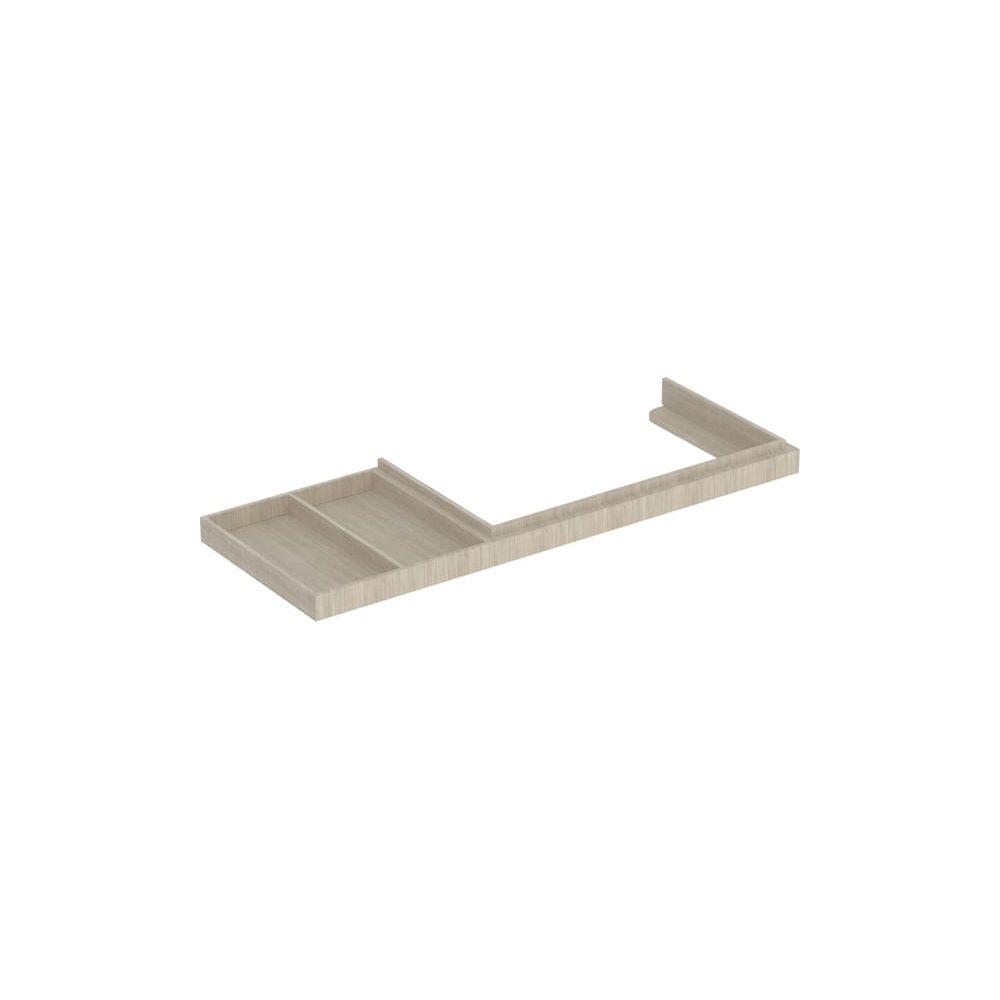 Geberit Waschtischrahmen für Citterio, Ablagefläche links, 133cm, Eiche beige, 59554... GEBERIT-595541000 4022009327069 (Abb. 2)
