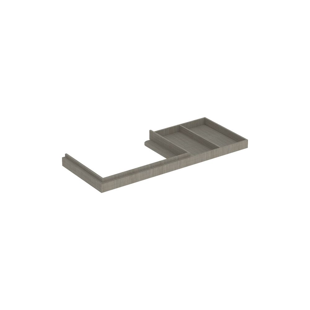 Geberit Waschtischrahmen für Citterio, Ablagefläche rechts, 118cm, Eiche Graubraun, ... GEBERIT-595530000 4022009325775 (Abb. 2)