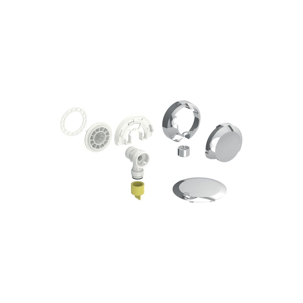Geberit Fertigbauset für Badewannenablauf d90, glanzverchromt, 242346211... GEBERIT-242346211 4025416063247 (Abb. 2)