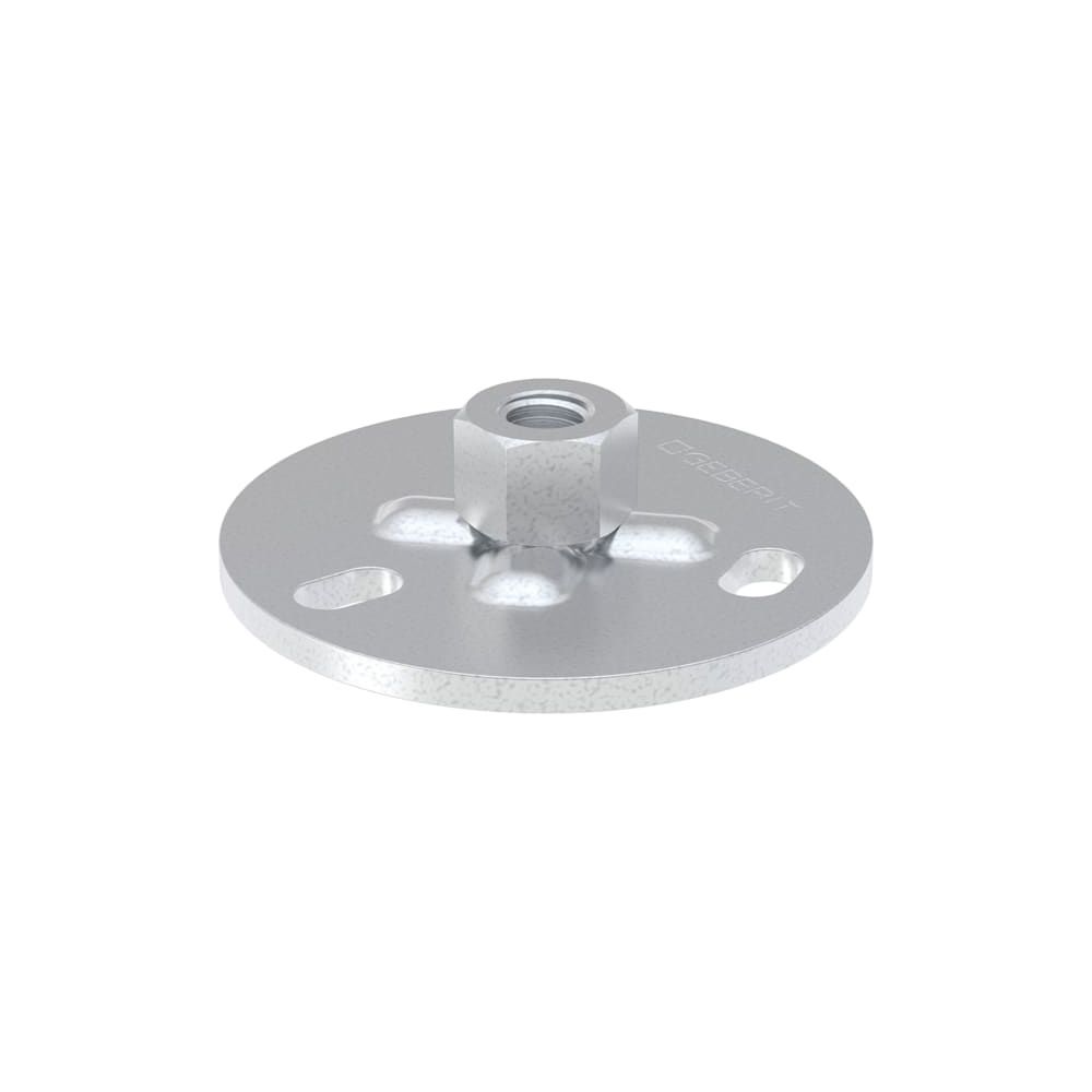 Geberit Grundplatte rund, Dreiloch, M10, Stahl, verzinkt, 362837261... GEBERIT-362837261 4025416023944 (Abb. 4)