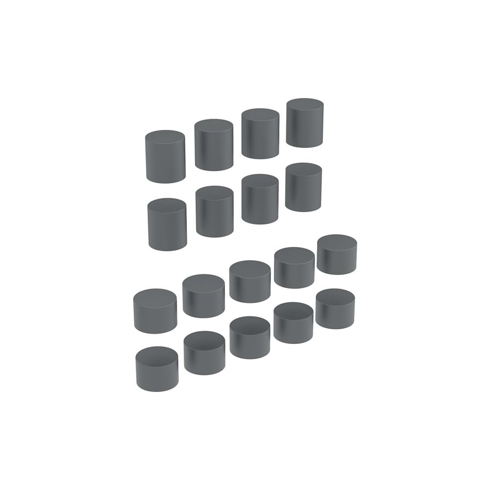 Geberit Dämpfkappen für Fertigbauset, Edelstahl, 242205001... GEBERIT-242205001 4025416726951 (Abb. 2)