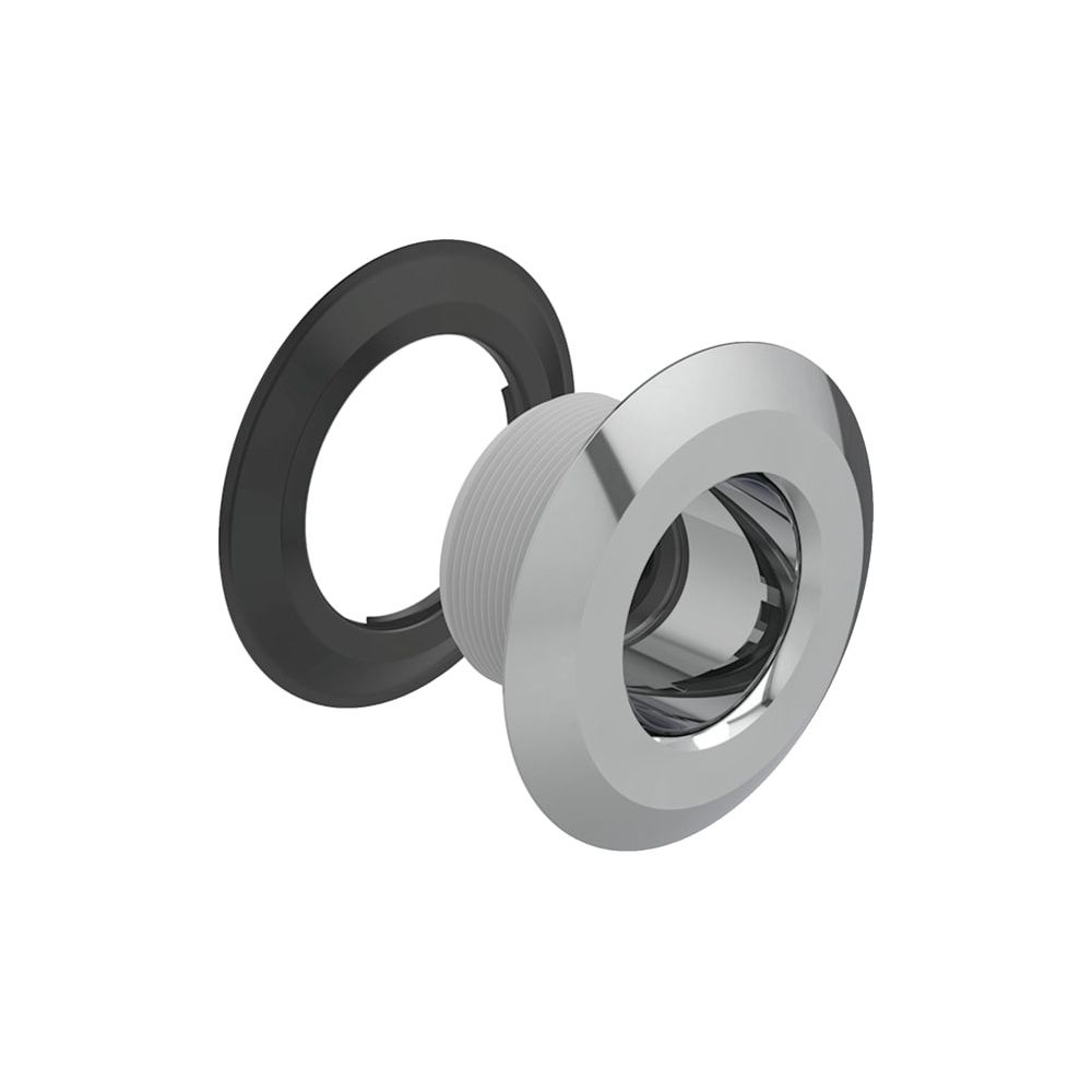 Geberit Flansch mit Schleifring für Badewannenablauf PushControl, 38mm, Hochglanz ve... GEBERIT-241713211 4025416934127 (Abb. 2)