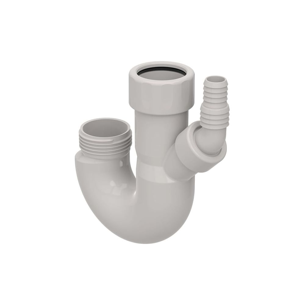 Geberit Doppelkammergeruchsverschluss mit Winkelschlauchtülle Außendurchmesser 40mm ... GEBERIT-242102061 4025416861430 (Abb. 2)