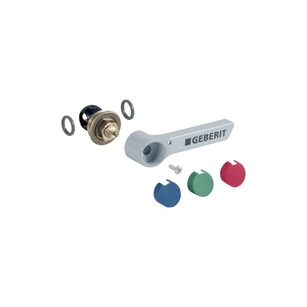 Geberit Oberteil mit Betätigungshebel für Kugelhahn, Messing, DN 8, 241310002... GEBERIT-241310002 4025416515937 (Abb. 2)