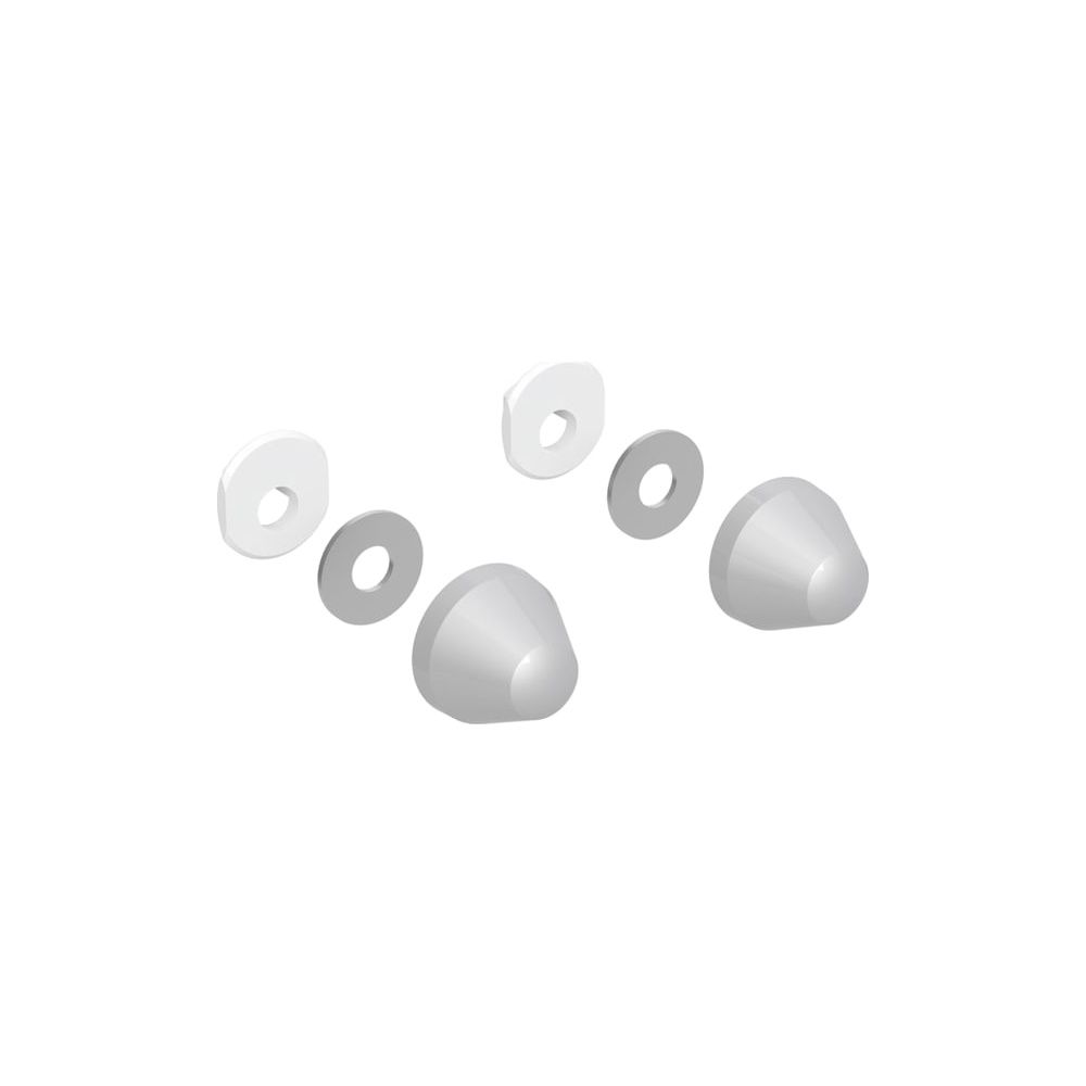 Geberit Deckkappen für WC- und Urinalkeramik, Kunststoff, Mattverchromt, 217713461... GEBERIT-217713461 4025416032946 (Abb. 3)