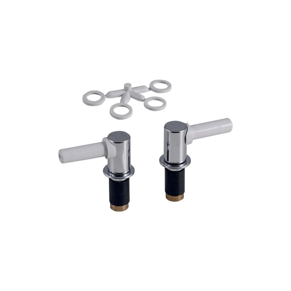 Geberit Scharniere für WC-Sitz, abnehmbar, verchromt, 597110000... GEBERIT-597110000 4022009194289 (Abb. 2)