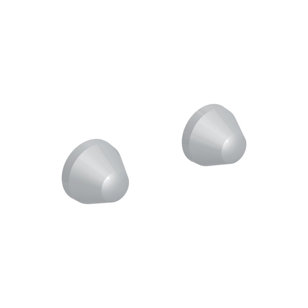 Geberit Set Deckkappen für Befestigungsmaterial für Urinal verchromt, 596440000... GEBERIT-596440000 4022009202939 (Abb. 2)