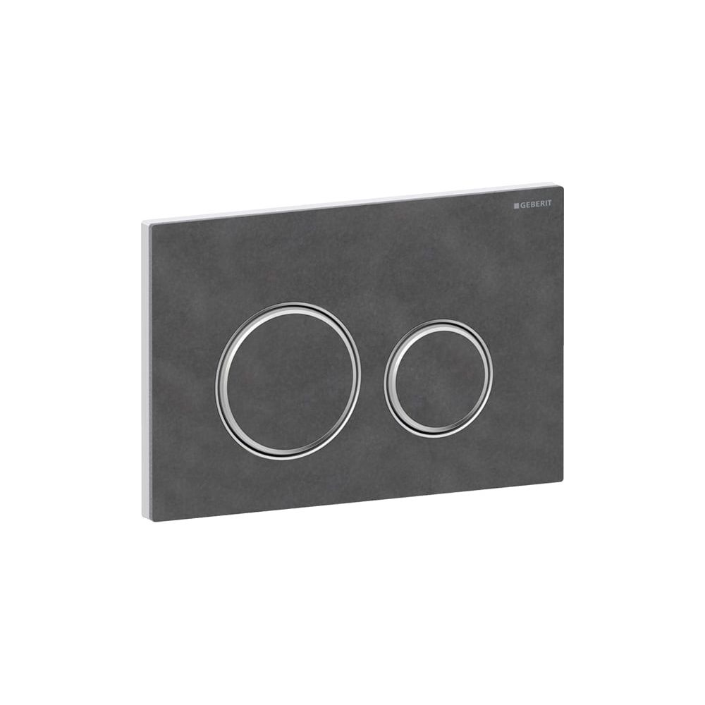 Geberit Drückerplatte Sigma50 mit 2-Mengen-Spülung, Mustang-Schiefer, Metallfarbe ve... GEBERIT-115884JM1 4025416836902 (Abb. 4)