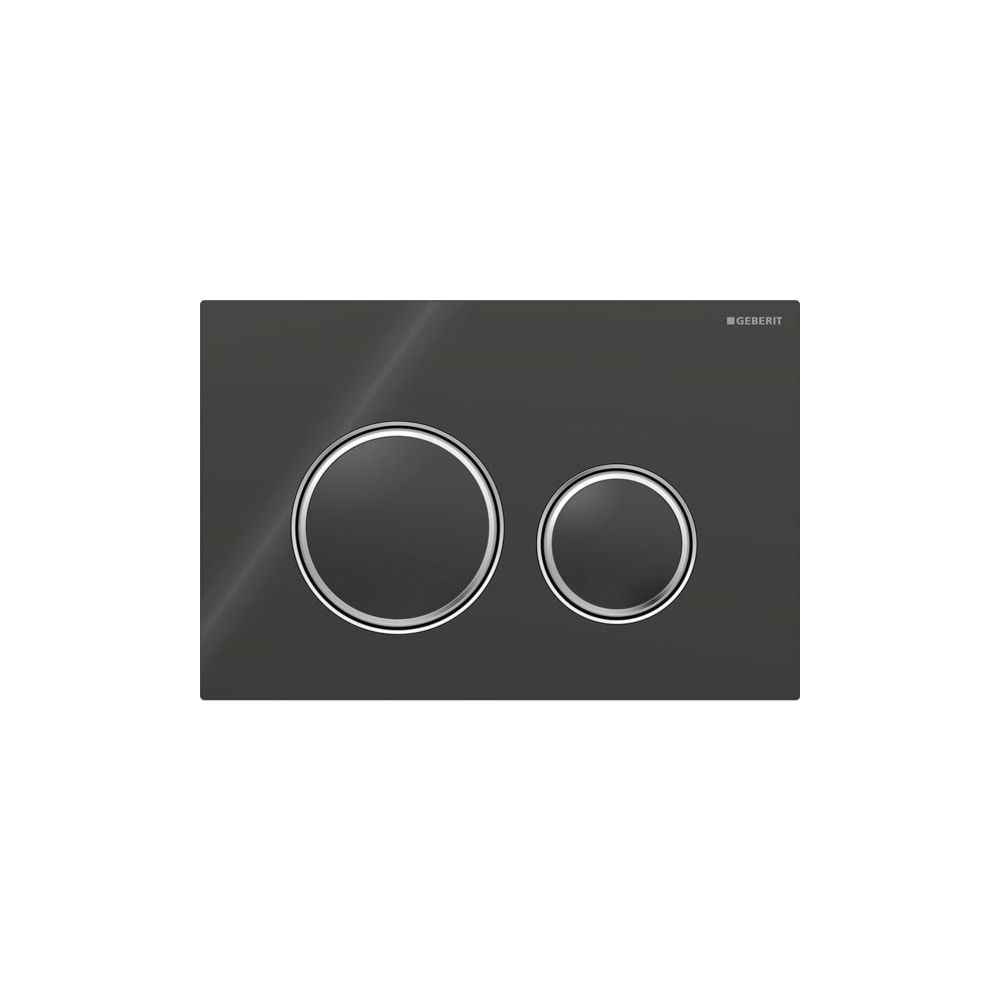Geberit Sigma 50 (ex Sigma 21) Drückerplatte mit 2-Mengen-Spülung, Schwarz, Metallfa... GEBERIT-115884SJ1 4025416793403 (Abb. 3)
