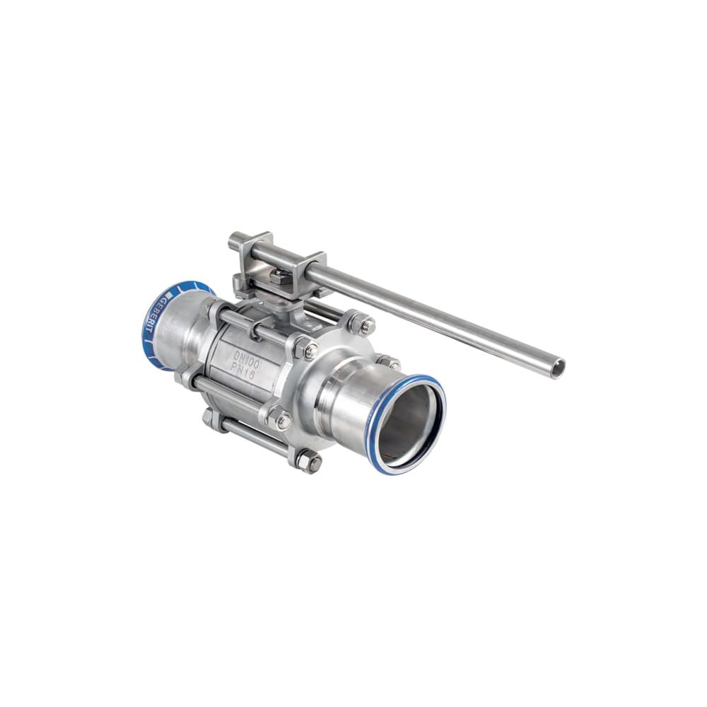Geberit Mapress Edelstahl Kugelhahn mit Betätigungshebel, geflanscht Außendurchmesser 10... GEBERIT-92109 4024723921097 (Abb. 3)
