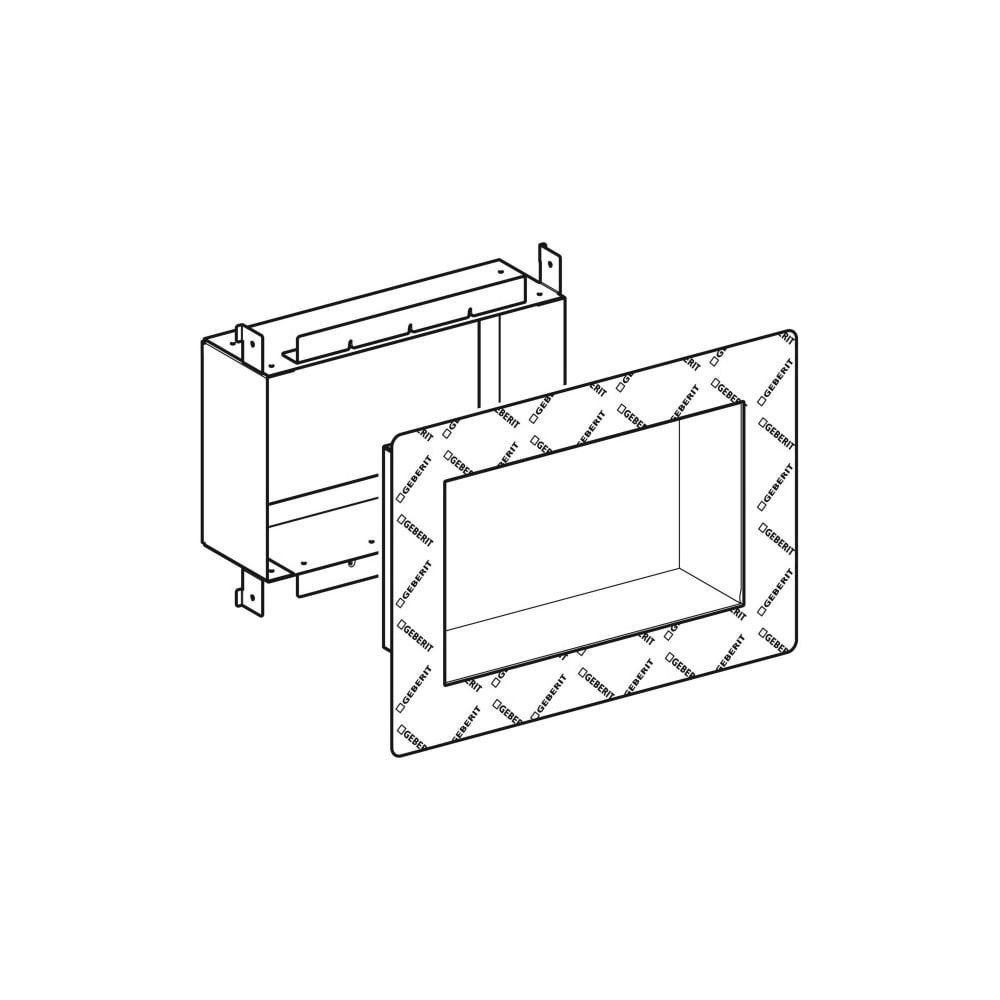 Geberit Duofix Element für Nischenablagebox 50x30x15cm, befliesbar... GEBERIT-111594001 4025416454489 (Abb. 4)