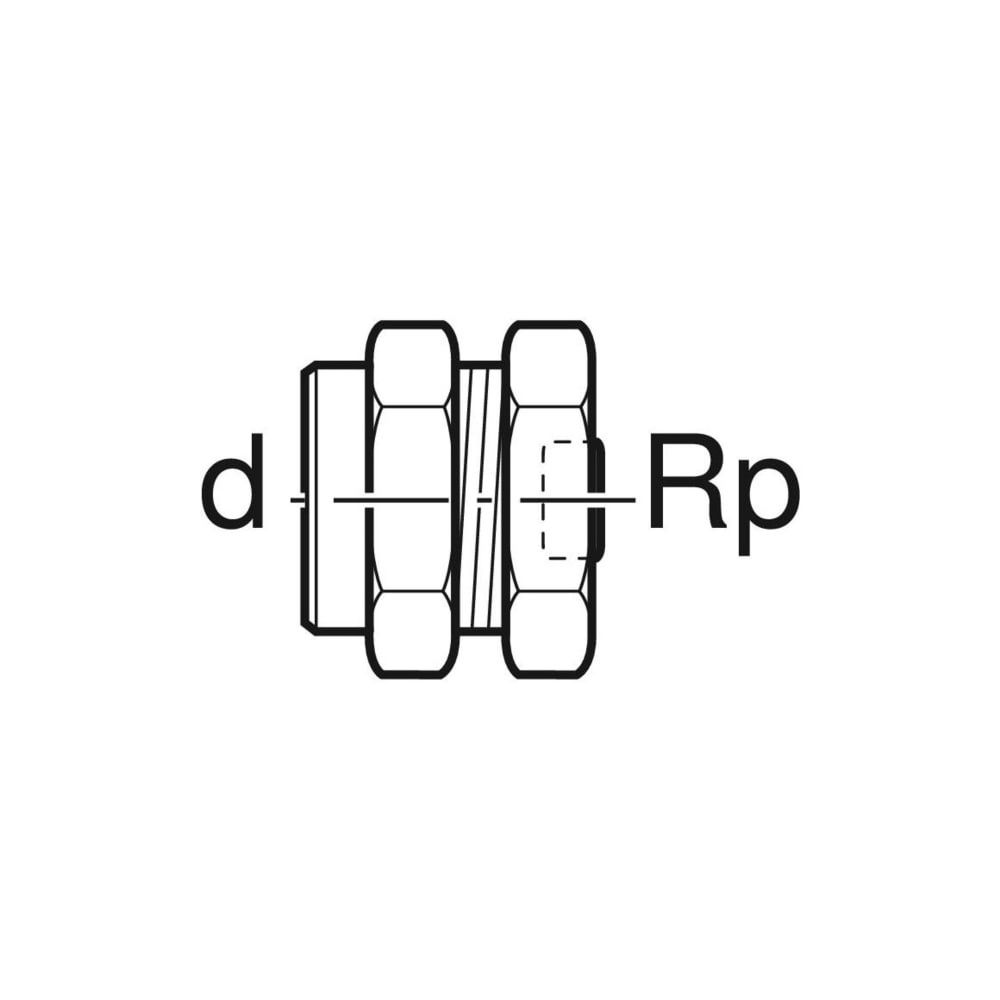 Geberit Mepla Abpressstopfen für Rohrende, d 26mm, Rp 1/2″, Messing... GEBERIT-603485001 4025416151111 (Abb. 5)