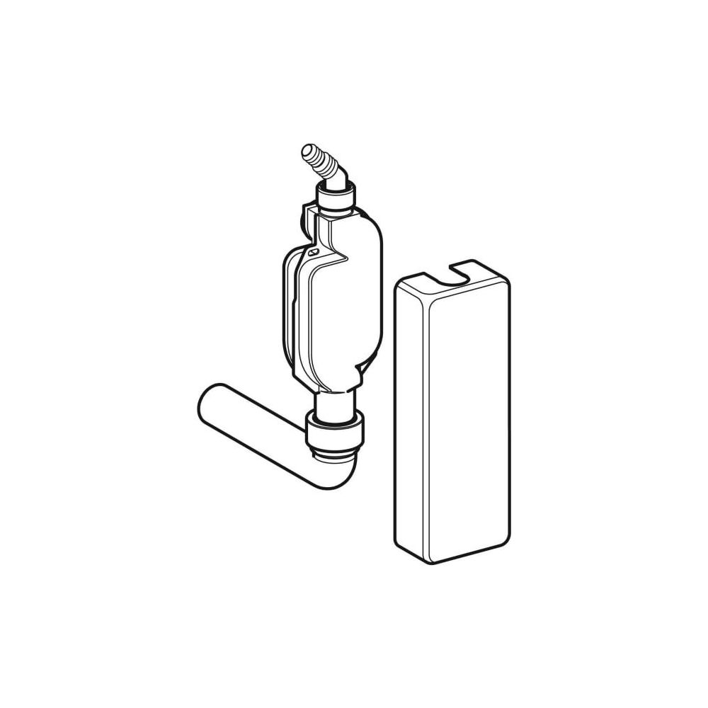 Geberit Aufputz-Geruchsverschluss für Geräte, mit Abdeckung Außendurchmesser 40mm, w... GEBERIT-152768111 4025416021711 (Abb. 2)