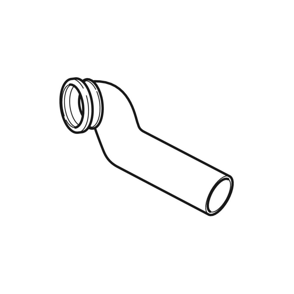 Geberit PE Anschlussbogen 90 Grad für Wand-WC, links gekröpft, mit Erweiterung Außen... GEBERIT-366913161 4025416030270 (Abb. 3)