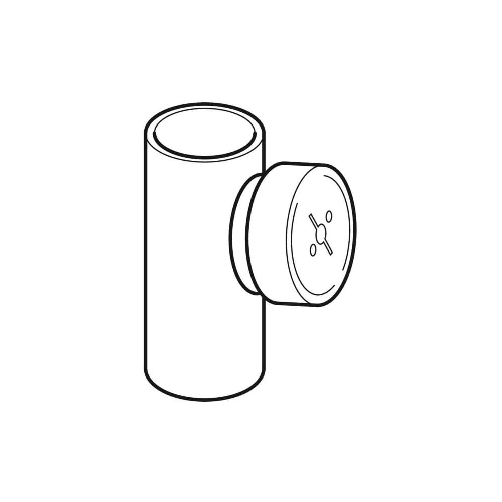Geberit PE Reinigungsstück 90 Grad mit runder Serviceöffnung Außendurchmesser 90mm... GEBERIT-366451161 4025416029274 (Abb. 3)