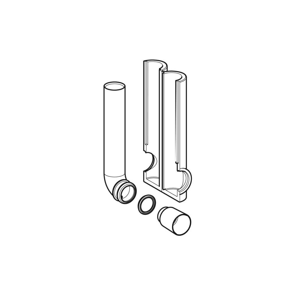 Geberit Set Spülbogen 90° mit Dämmung Außendurchmesser 56mm... GEBERIT-119652161 4025416008576 (Abb. 2)