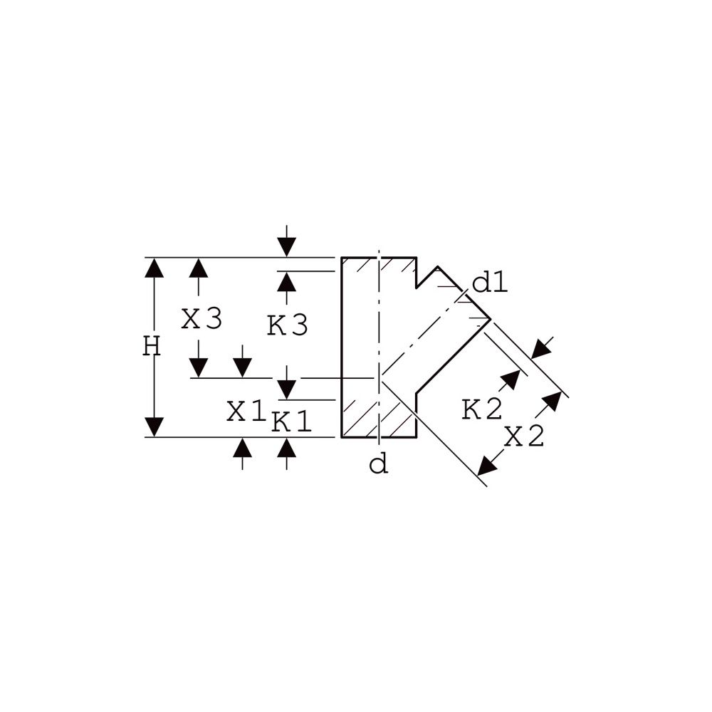 Geberit PE Abzweig 45 Grad, d 125mm, d1 90mm... GEBERIT-368130161 4025416033462 (Abb. 5)