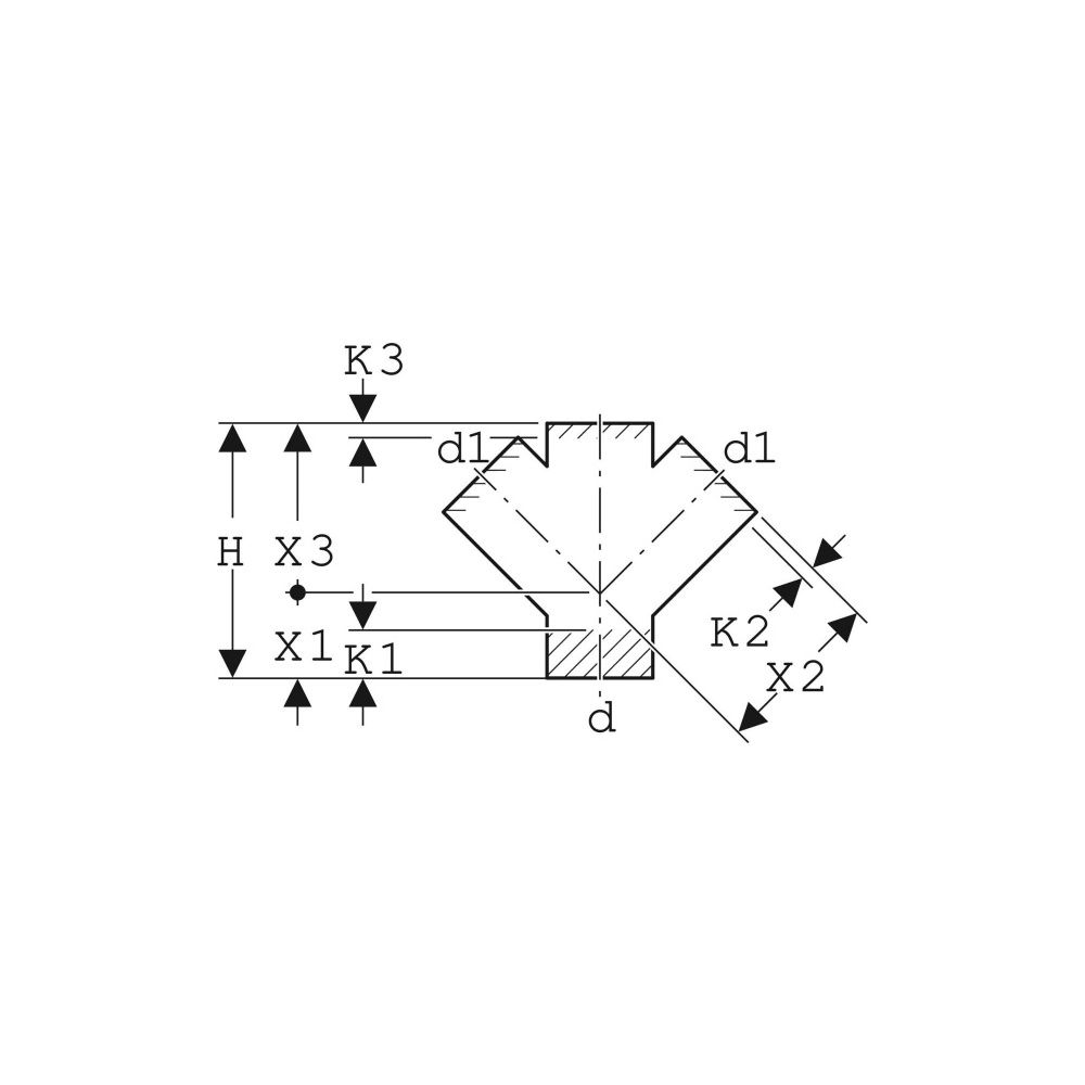 Geberit PE Abzweig 45 Grad 2-fach Außendurchmesser 110mm... GEBERIT-367235161 4025416031079 (Abb. 5)