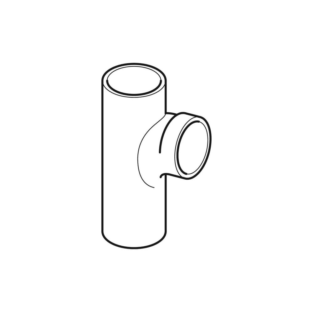 Geberit PE Bogenabzweig 88,5 Grad d 110mm, d1 110mm... GEBERIT-367163161 4025416030935 (Abb. 3)