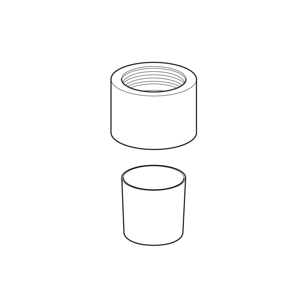 Geberit PE Übergangsmanschette auf Guss, mit Stützring d 75mm, d1 78mm, di 70mm... GEBERIT-359141001 4025416061106 (Abb. 3)