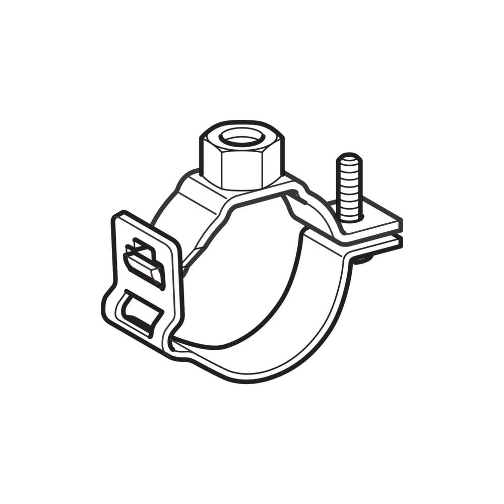 Geberit Rohrschelle mit Gewindemuffe M10, verstellbar di 40mm, di1 48mm... GEBERIT-360843002 4025416639862 (Abb. 3)