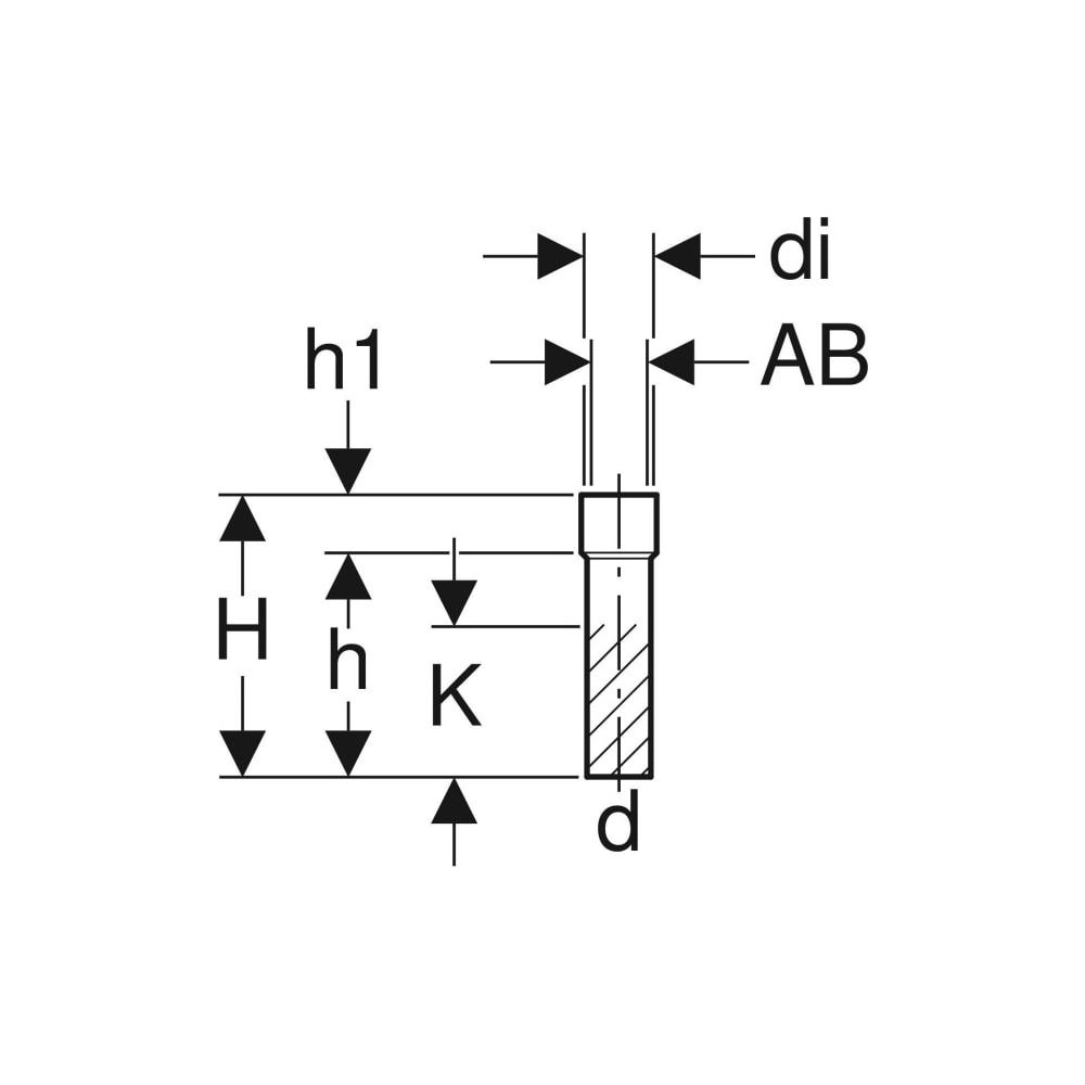 Geberit PE Übergangsstutzen mit Schrumpfmuffe Außendurchmesser 75mm... GEBERIT-152151161 4025416017714 (Abb. 5)