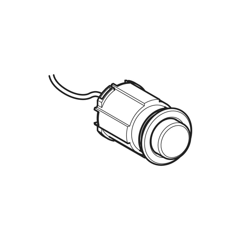 Geberit Drücker für WC-Steuerung mit pneumatischer Spülauslösung, 1-Mengen-Spülung, ... GEBERIT-241199211 4025416635857 (Abb. 5)