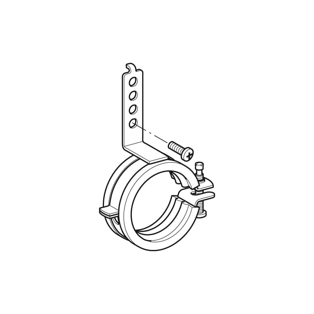 Geberit Ablaufrohrschelle für Montageplatten 1,0215, di 50–56mm... GEBERIT-601741001 4025416144335 (Abb. 3)