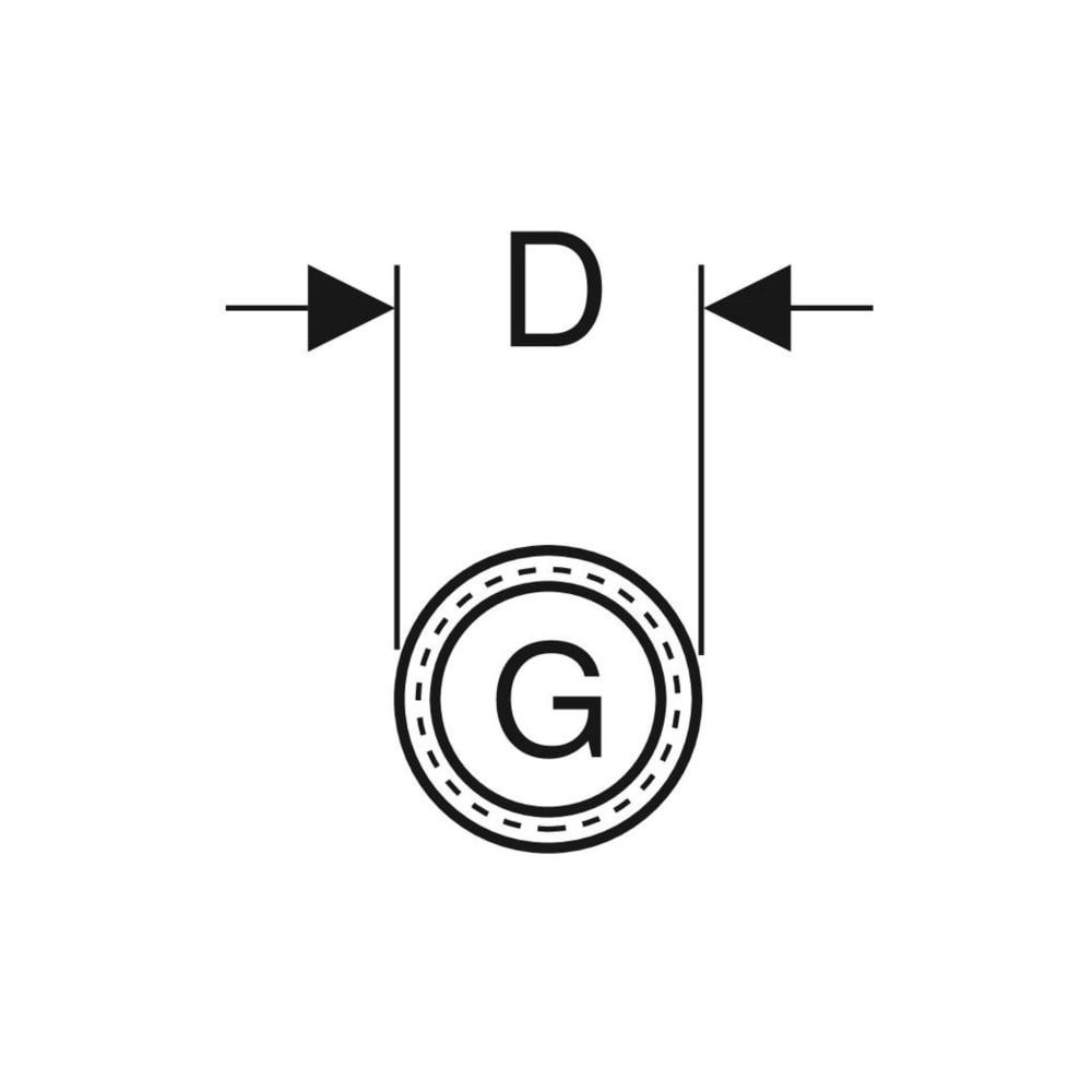 Geberit Gewinderohr G 1/2″, galvanisch verzinkt... GEBERIT-362857261 4025416117285 (Abb. 7)