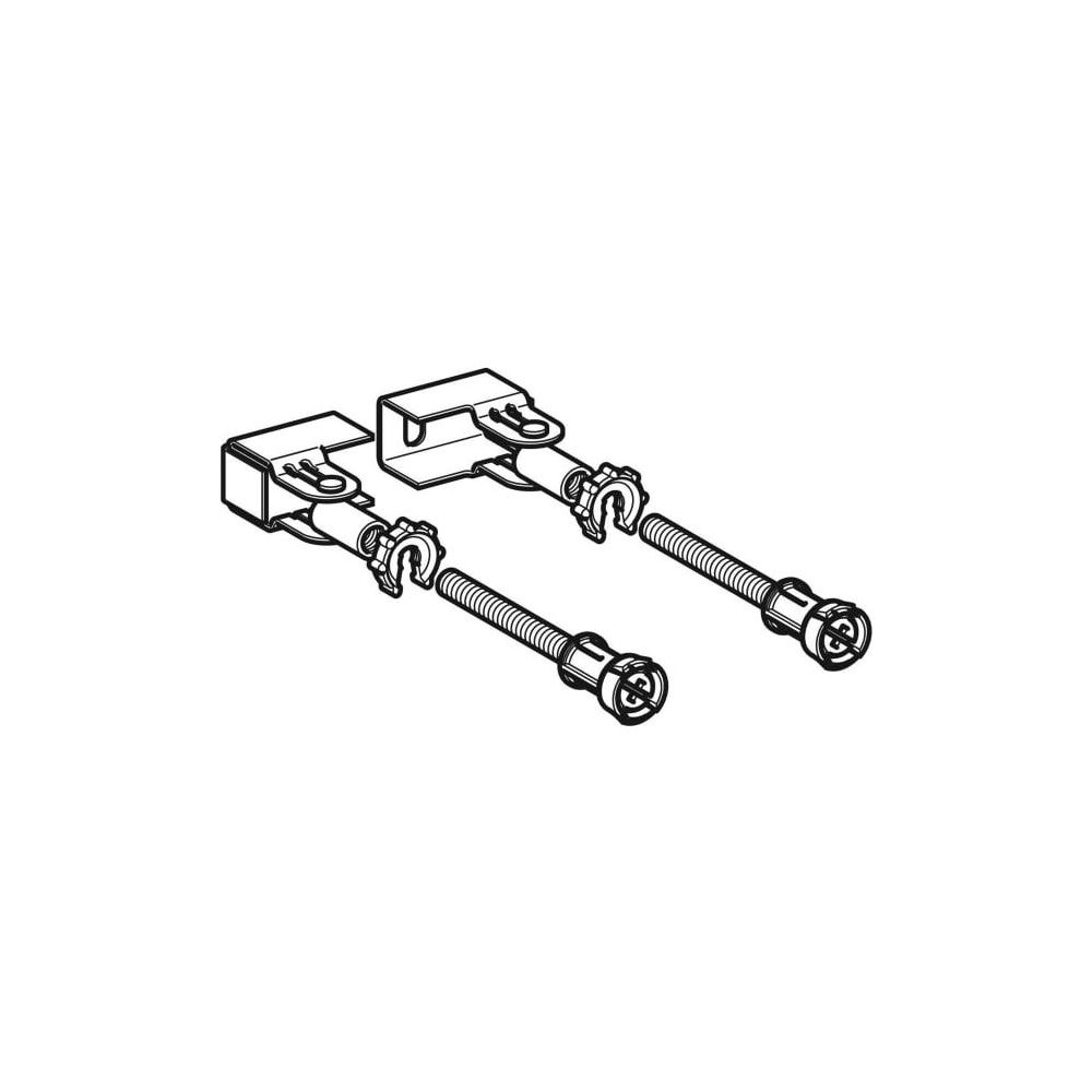 Geberit Duofix Wandanker Set für Einzelmontage, Ecklösung, 2 Stück... GEBERIT-111835001 4025416334255 (Abb. 3)