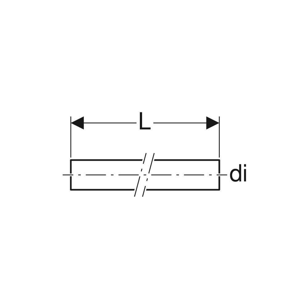 Geberit Rohrhülse geschlitzt PP, di 15–20mm, Reinweiß... GEBERIT-611605BM1 4025416545101 (Abb. 5)